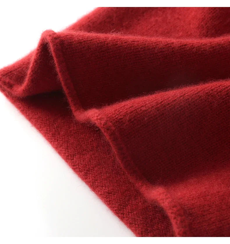 Bonnet Tricoté 100% Cachemire Unisexe Chaud Décontracté Extérieur