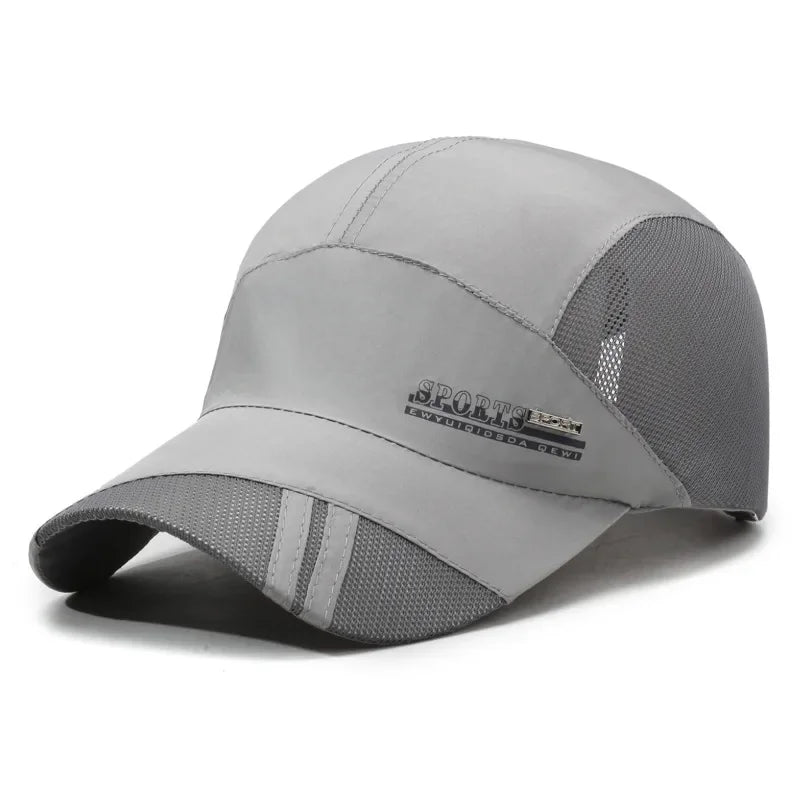 Casquette de Baseball en Maille Polyester Séchage Rapide Protection Solaire