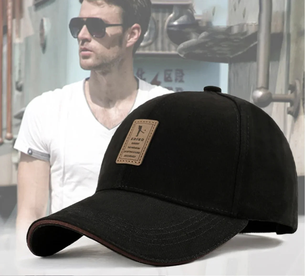 Casquette de Baseball Unisexe en Polyester Ajustable Sport