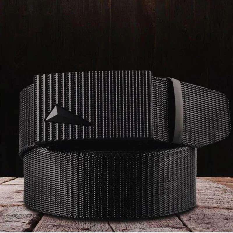 Ceinture Tactique pour Homme en Polyester Boucle Automatique 125 cm