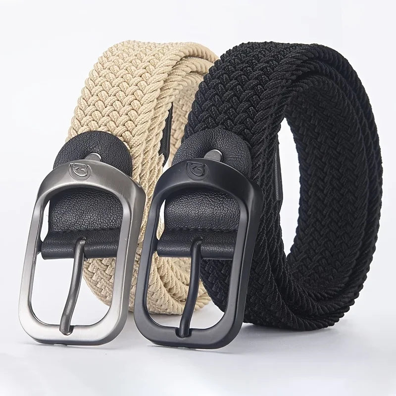 Ceinture Tricotée Élastique Mixte pour Sport et Plein Air Largeur 3,3 Cm