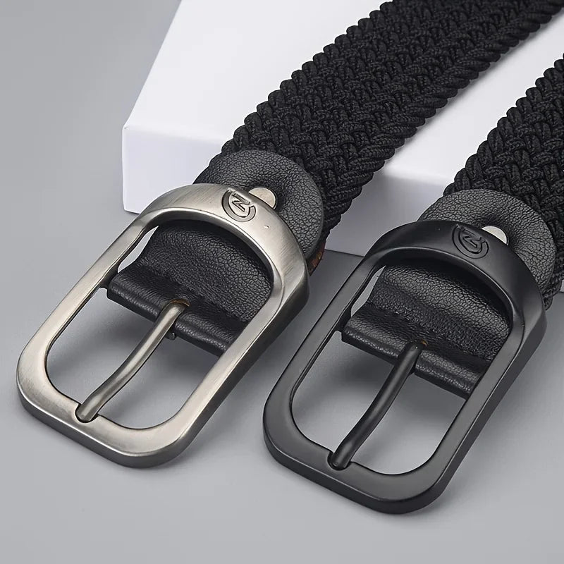 Ceinture Tricotée Élastique Mixte pour Sport et Plein Air Largeur 3,3 Cm