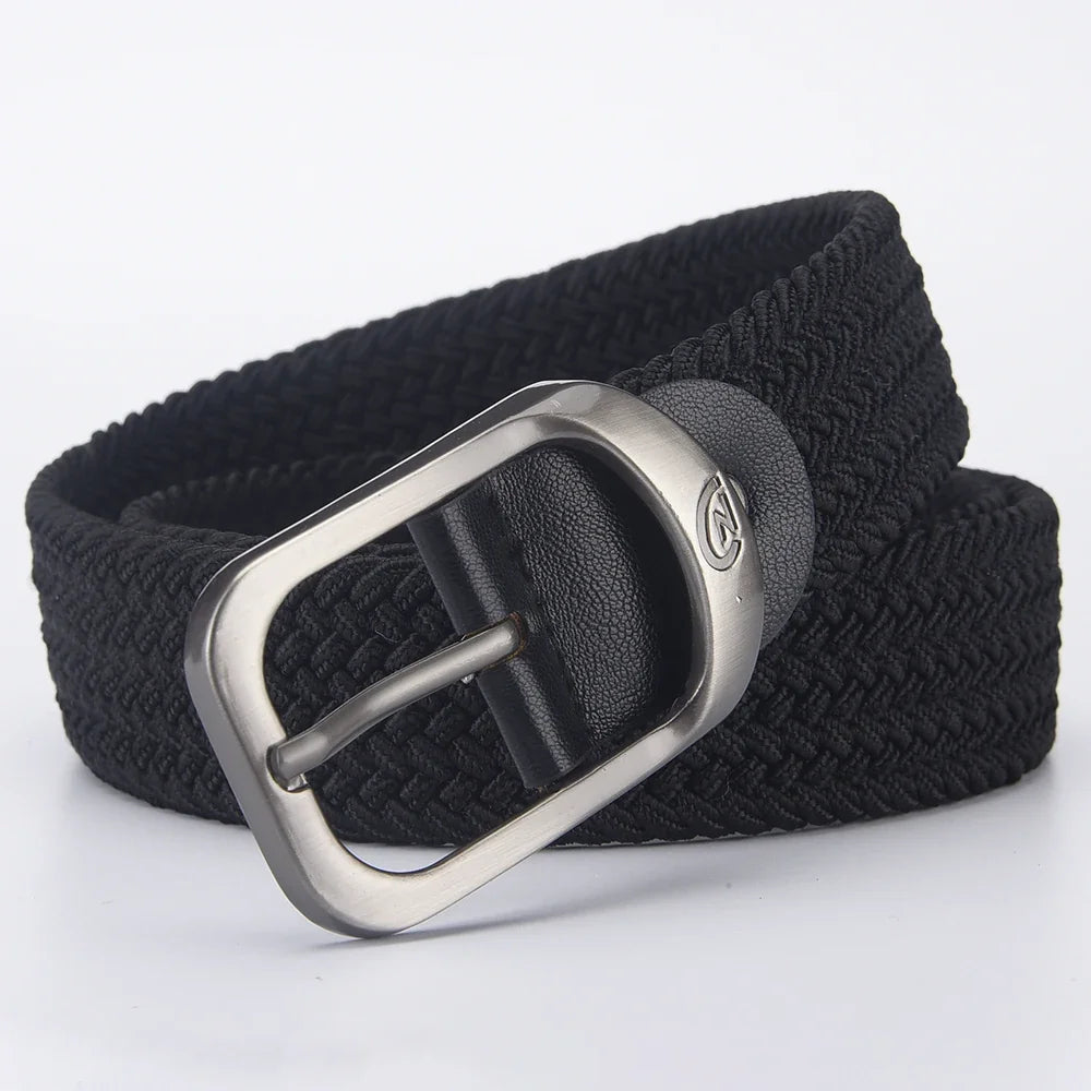 Ceinture Tricotée Élastique Mixte pour Sport et Plein Air Largeur 3,3 Cm