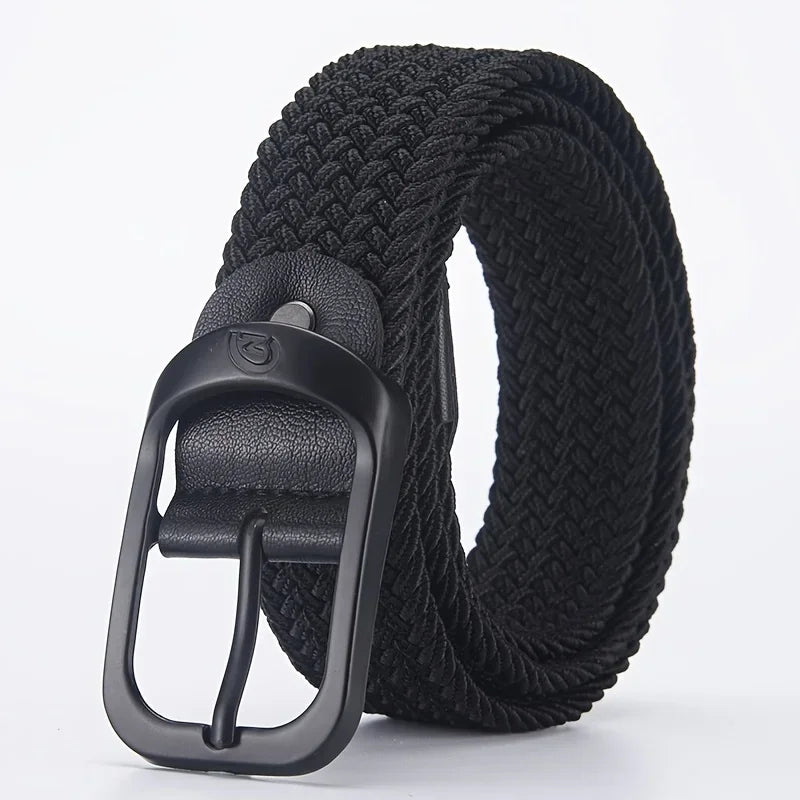 Ceinture Tricotée Élastique Mixte pour Sport et Plein Air Largeur 3,3 Cm