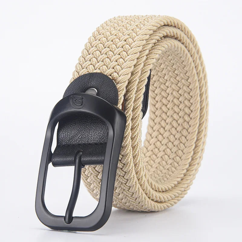 Ceinture Tricotée Élastique Mixte pour Sport et Plein Air Largeur 3,3 Cm