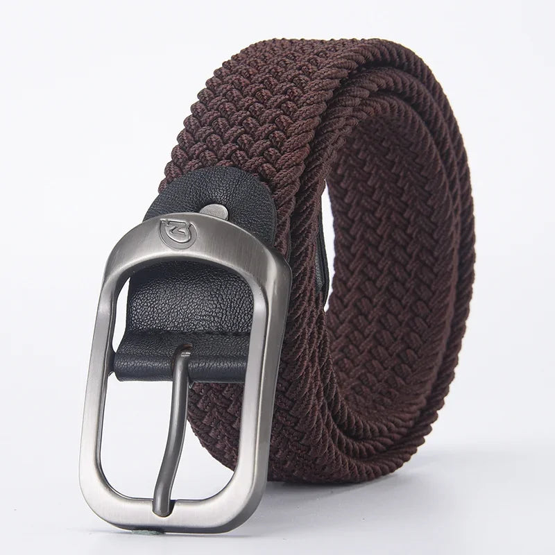 Ceinture Tricotée Élastique Mixte pour Sport et Plein Air Largeur 3,3 Cm