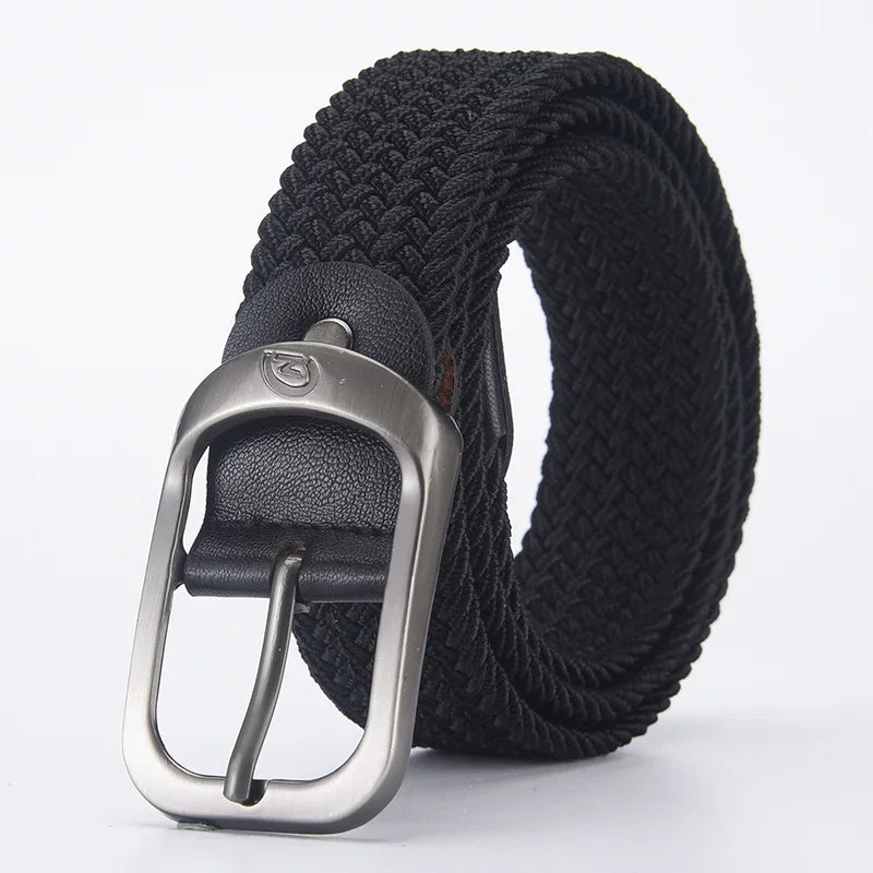 Ceinture Tricotée Élastique Mixte pour Sport et Plein Air Largeur 3,3 Cm