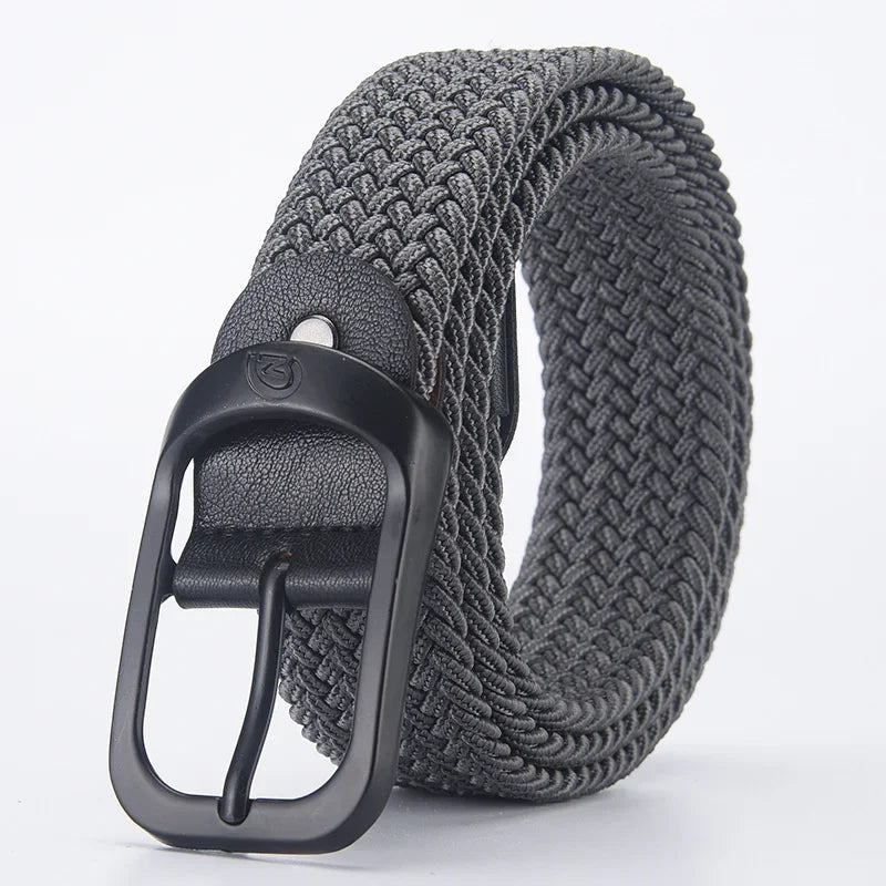 Ceinture Tricotée Élastique Mixte pour Sport et Plein Air Largeur 3,3 Cm