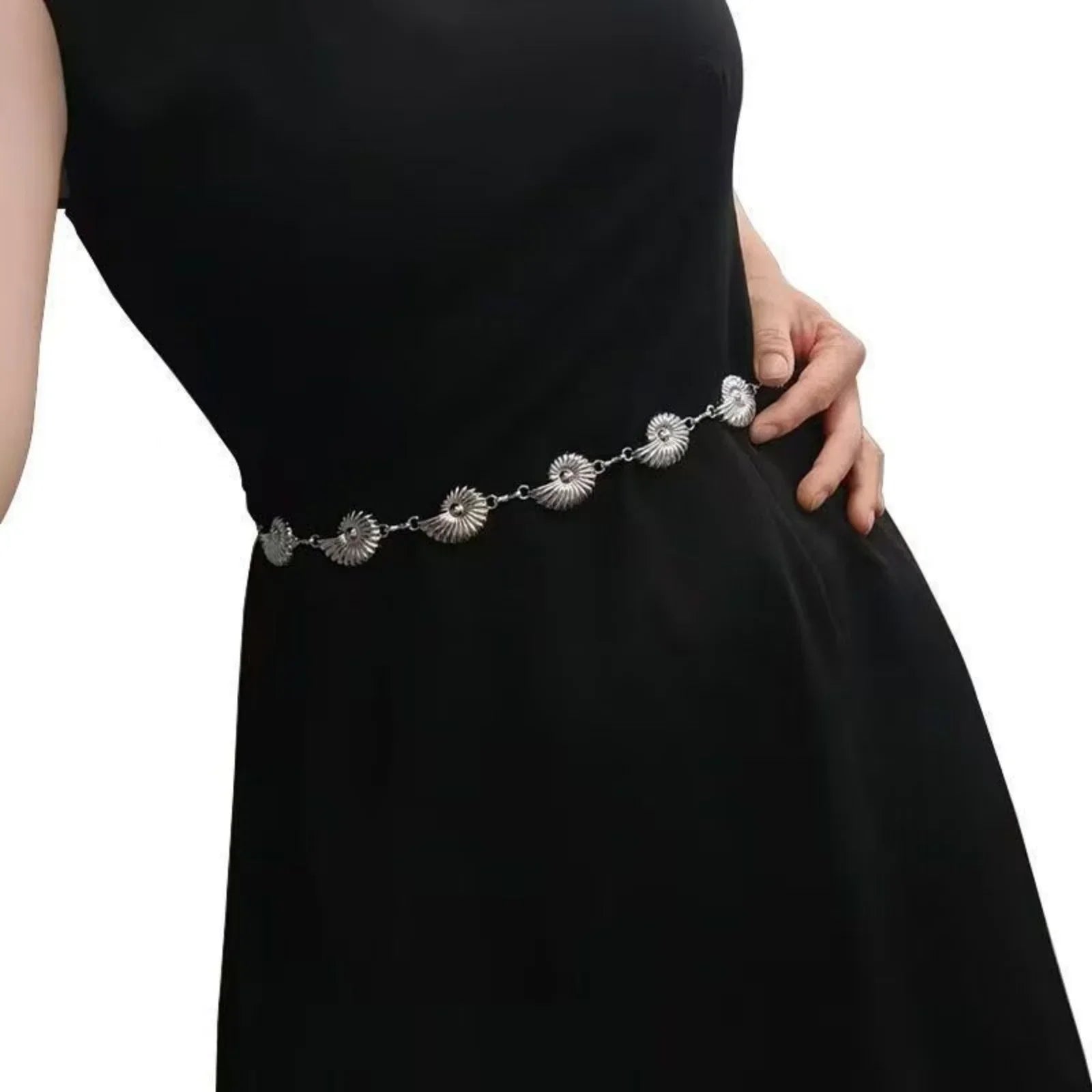 Chaîne de Taille en Métal Style Bohème Ethnique pour Femme