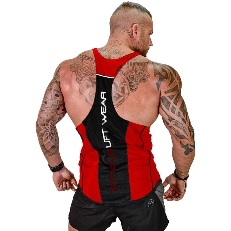 Débardeur de Musculation Homme Coton et Polyester Sport