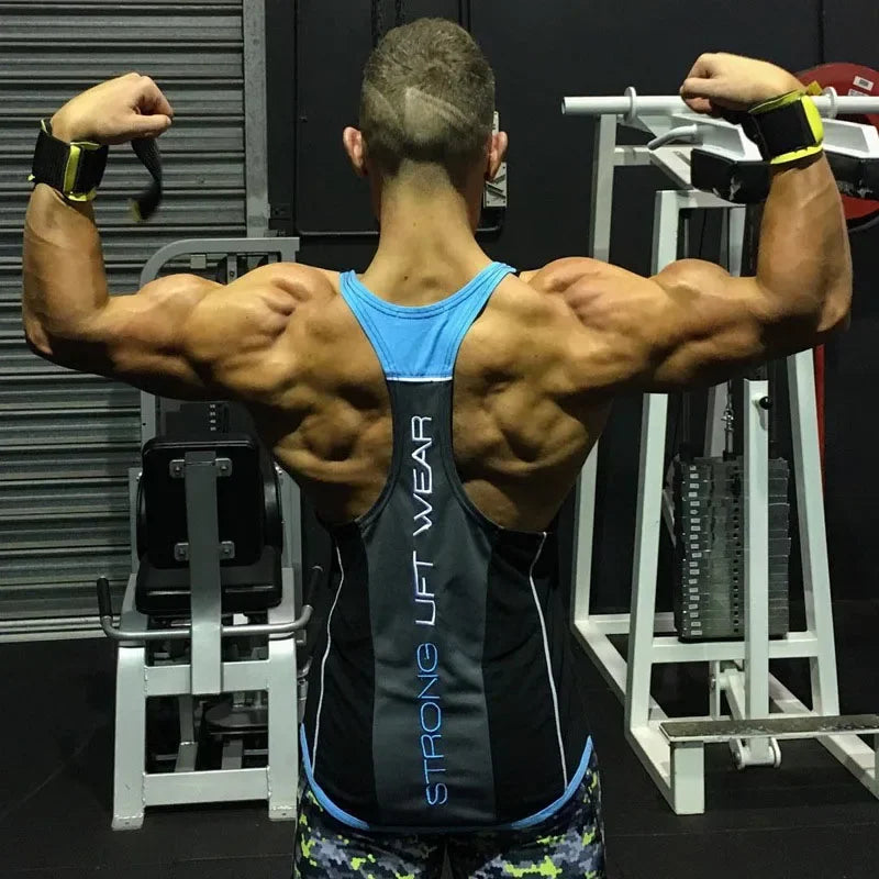 Débardeur de Musculation Homme Coton et Polyester Sport