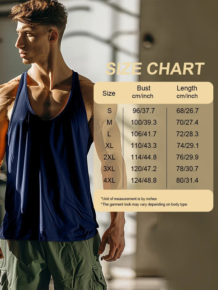 Débardeur Sport Homme Respirant Polyester Séchage Rapide