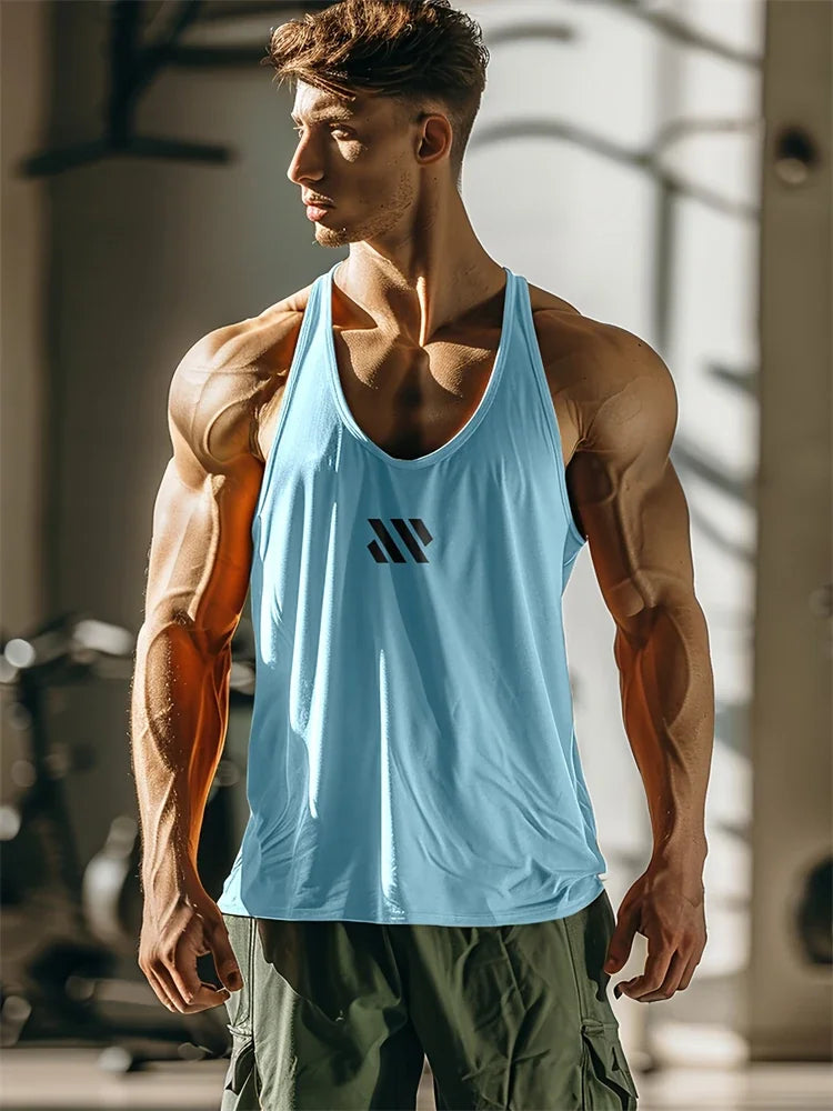 Débardeur Sport Homme Respirant Polyester Séchage Rapide