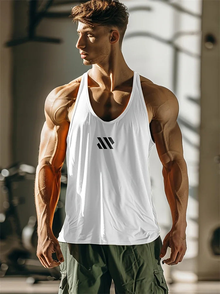 Débardeur Sport Homme Respirant Polyester Séchage Rapide