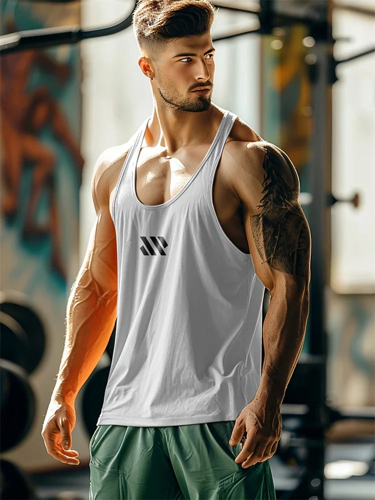 Débardeur Sport Homme Respirant Polyester Séchage Rapide