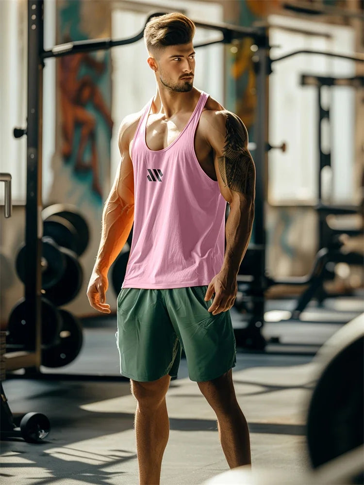 Débardeur Sport Homme Respirant Polyester Séchage Rapide