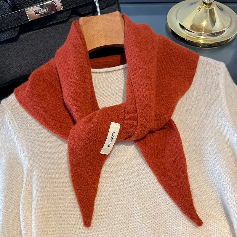 Écharpe Longue en Laine Chaude pour Femme Style Pashmina