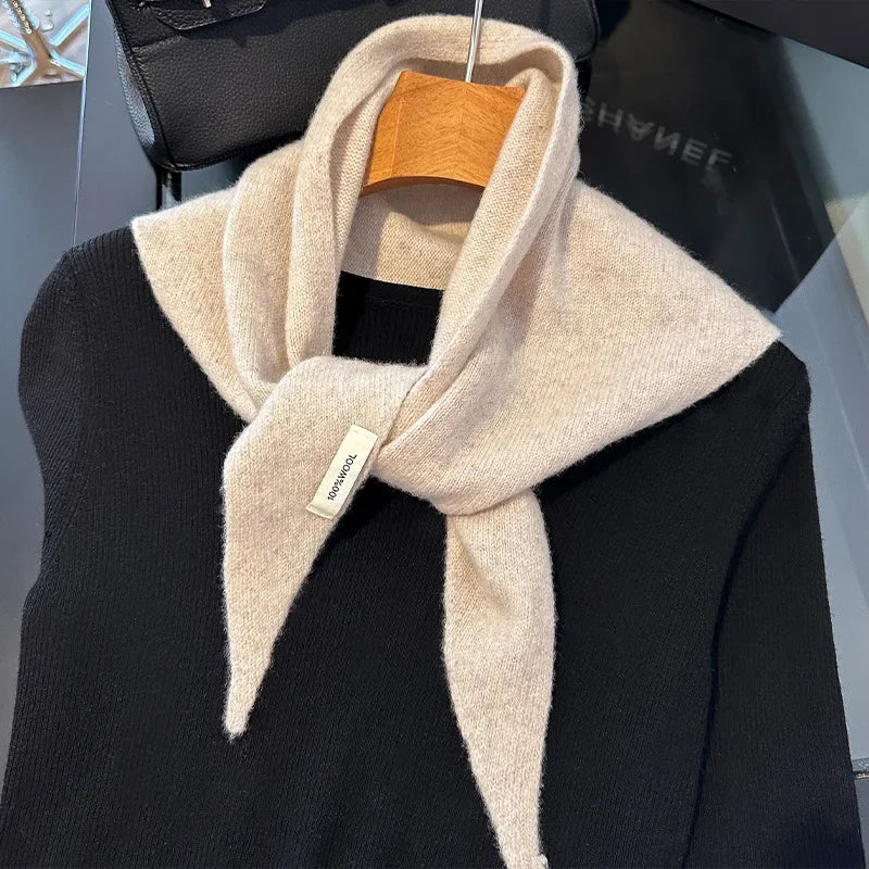 Écharpe Longue en Laine Chaude pour Femme Style Pashmina