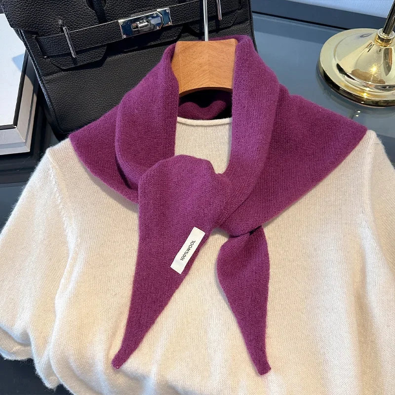 Écharpe Longue en Laine Chaude pour Femme Style Pashmina