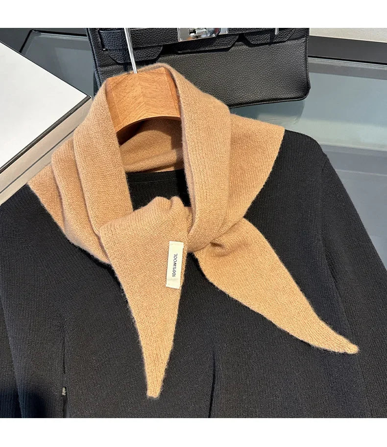 Écharpe Longue en Laine Chaude pour Femme Style Pashmina