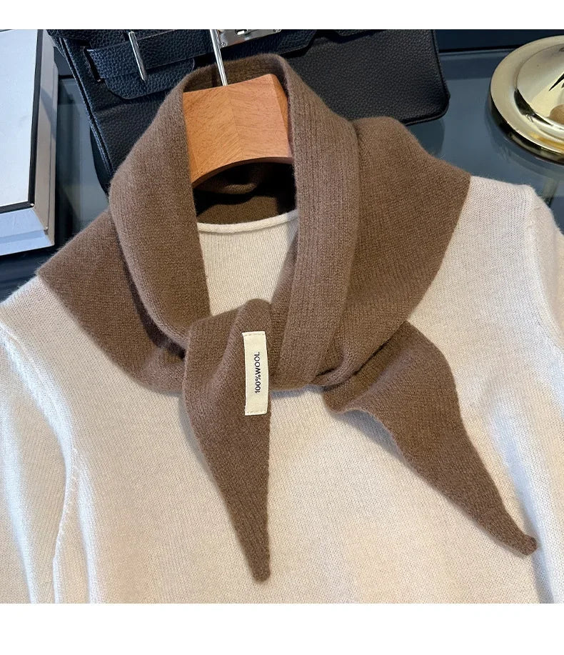 Écharpe Longue en Laine Chaude pour Femme Style Pashmina
