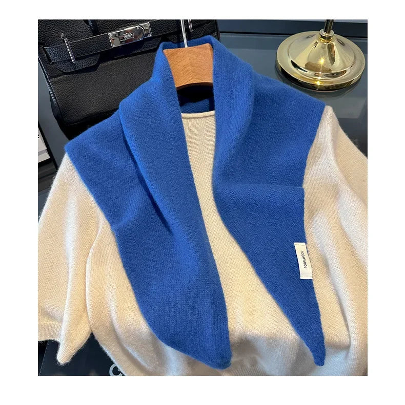 Écharpe Longue en Laine Chaude pour Femme Style Pashmina