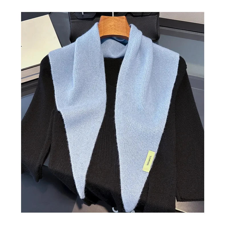 Écharpe Longue en Laine Chaude pour Femme Style Pashmina