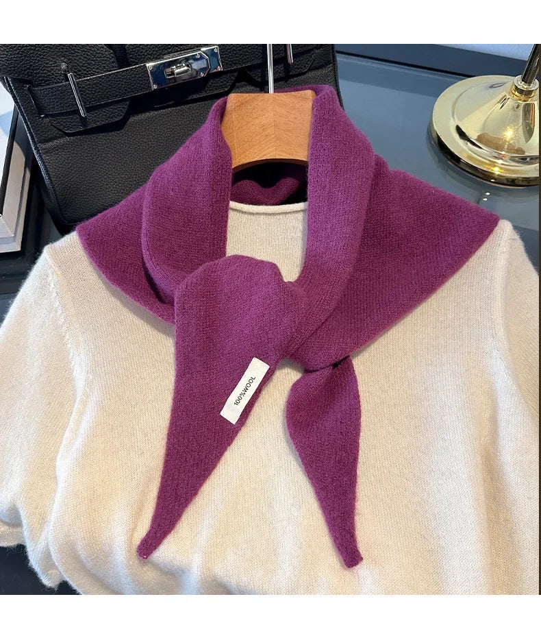 Écharpe Longue en Laine Chaude pour Femme Style Pashmina