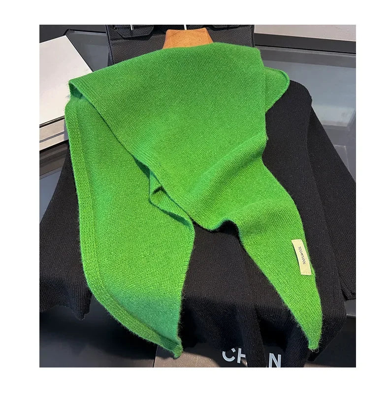 Écharpe Longue en Laine Chaude pour Femme Style Pashmina