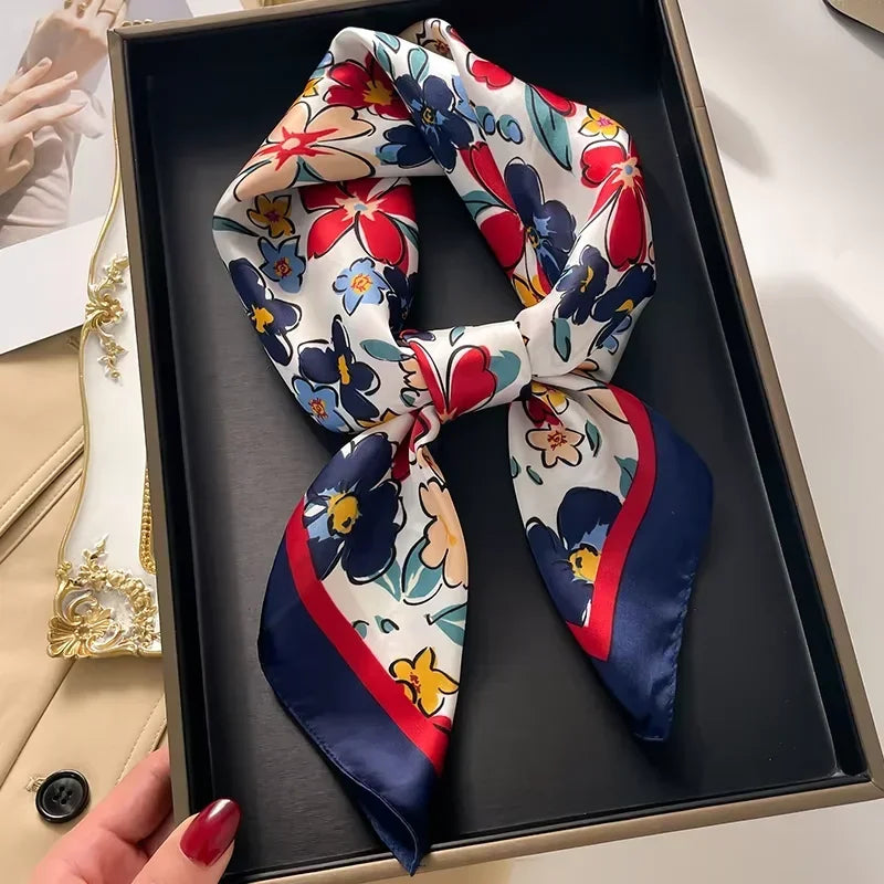 Foulard Carré Graffiti en Polyester 70×70 cm