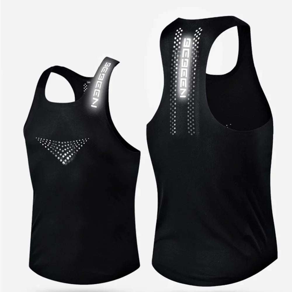 Gilet Maille Respirant Homme Séchage Rapide Slim Fit Sport