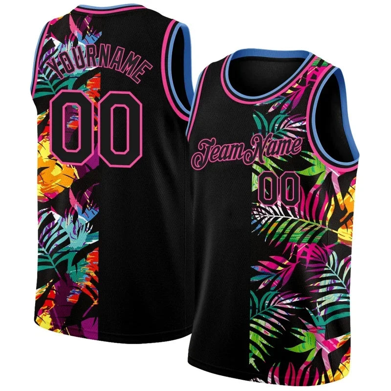 Maillot de Basket Imprimé 3D Nom et Numéro Personnalisable Polyester