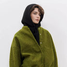 Bonnet-Balaclava Tricoté Avec Écharpe Intégrée pour Femme