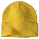 Bonnet Tricot à Manchette Unisexe en Acrylique Côtelé Chaud