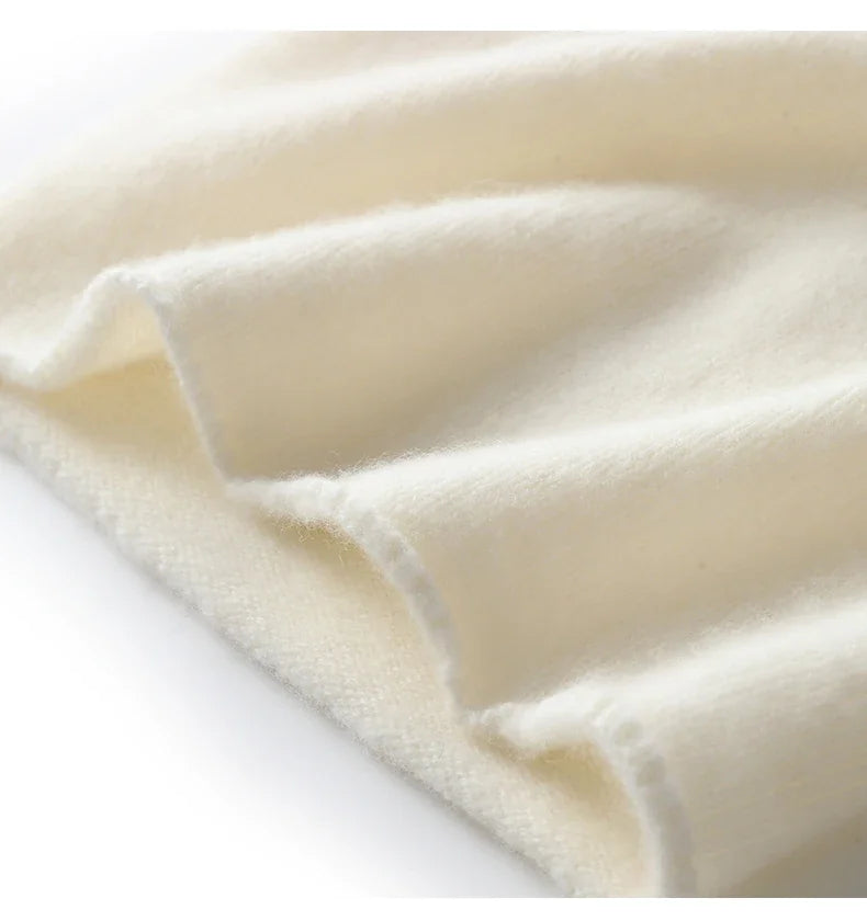 Bonnet Tricoté 100% Cachemire Unisexe Chaud Décontracté Extérieur