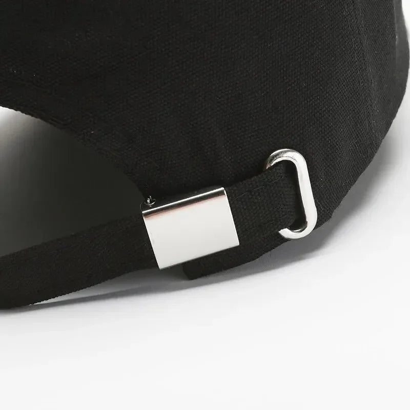 Casquette Baseball à Large Visière en Polyester Décontractée pour Plein Air