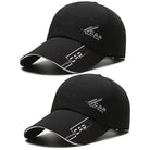 Casquette Baseball à Large Visière en Polyester Décontractée pour Plein Air
