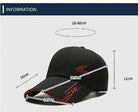 Casquette Baseball à Large Visière en Polyester Décontractée pour Plein Air