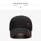 Casquette Baseball à Large Visière en Polyester Décontractée pour Plein Air