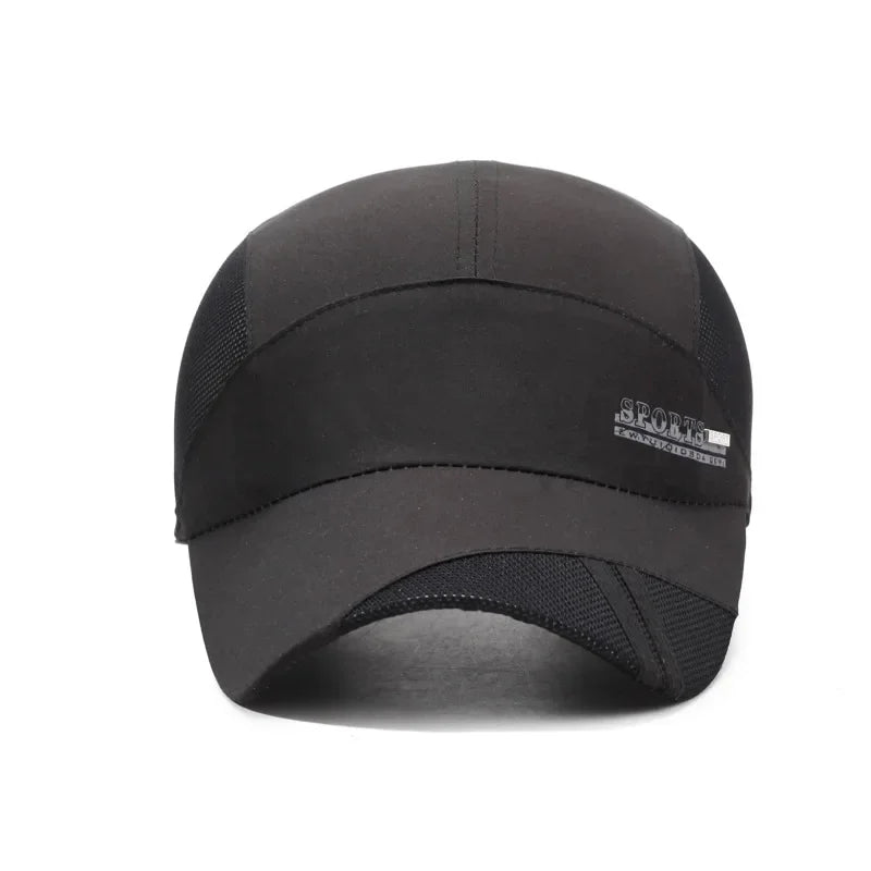 Casquette de Baseball en Maille Polyester Séchage Rapide Protection Solaire