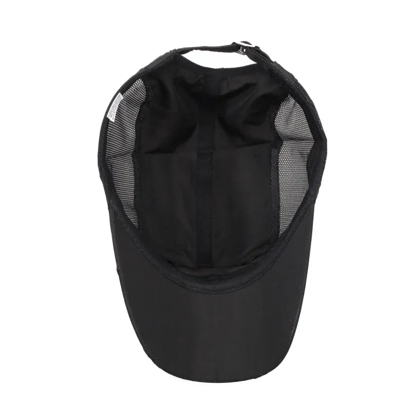 Casquette de Baseball en Maille Polyester Séchage Rapide Protection Solaire