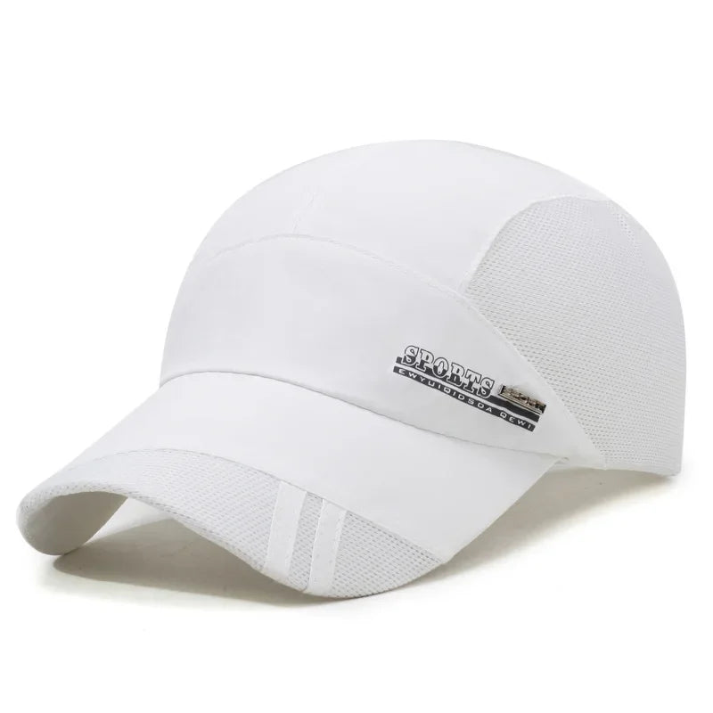 Casquette de Baseball en Maille Polyester Séchage Rapide Protection Solaire