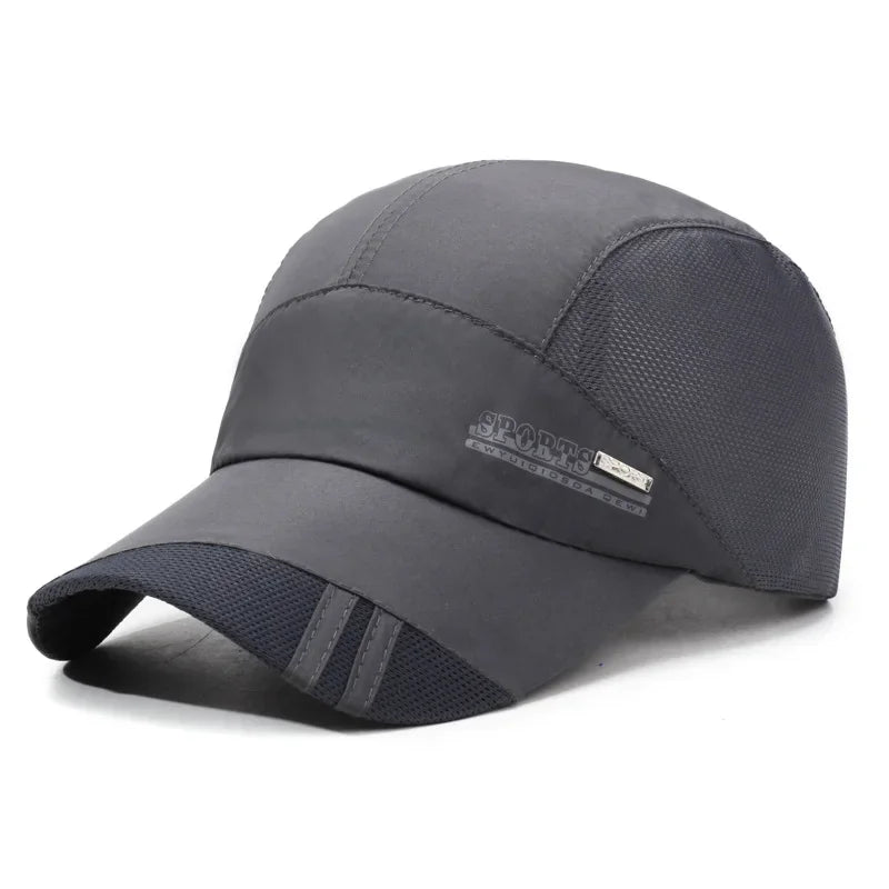 Casquette de Baseball en Maille Polyester Séchage Rapide Protection Solaire