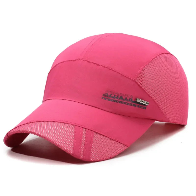 Casquette de Baseball en Maille Polyester Séchage Rapide Protection Solaire