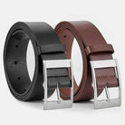 Ceinture Cuir PU pour Homme Boucle Ardillon Métal Décontractée