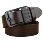 Ceinture en Cuir pour Homme Boucle Noire Décontractée Polyvalente