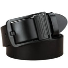 Ceinture en Cuir pour Homme Boucle Noire Décontractée Polyvalente