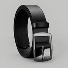 Ceinture en Cuir PU pour Homme Boucle Ardillon Métal