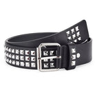 Ceinture Punk Avec Rivets Pyramide et Perle Carrée
