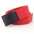 Ceinture Réversible en Toile Avec Boucle Décontractée